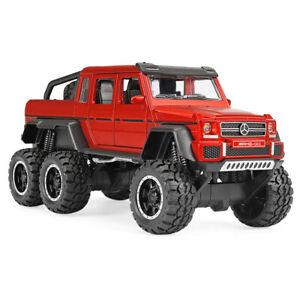 【送料無料】ホビー 模型車 モデルカー ロードベンツモデルボックスamg 6x6 road suv red ver benz g63 132 car model no box