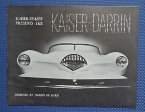 【送料無料】ホビー 模型車 モデルカー モデルカールスポーツパンフレットoriginal 1954 kaiserdarrin model kf161 sports car dealership s brochure