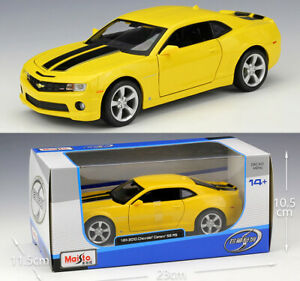 【送料無料】ホビー 模型車 モデルカー シボレーカマロダイカストmaisto 124 chevrolet 2010 camaro ss rs alloy diecast vehicle car model toy nib