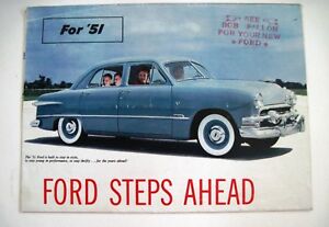 【送料無料】ホビー 模型車 モデルカー フォード＃パンフレットモデル1951 034;ford034; car brochure w colorful pictures of all models *