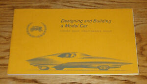 【送料無料】ホビー 模型車 モデルカー フィッシャーボディ＃ギルドデザインモデルカタログ1965 gm fisher body craftsman039;s guild designing amp; building a model car brochure