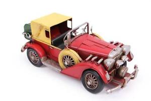 【送料無料】ホビー 模型車 モデルカー アンティークレッドモデルデスクアクセサリfast shippingantique red old car modeldesk accessoryhandmade handpaint car