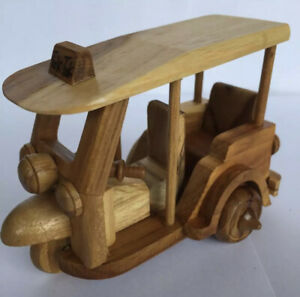 【送料無料】ホビー 模型車 モデルカー タイタクシーカーハンドメイドクラフトモデルthai tuktuk taxi tricycle car handmade wood craft model toy souvenir collectible