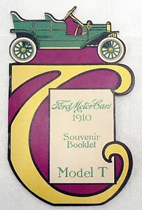 【送料無料】ホビー 模型車 モデルカー フォードモーターブックレットモデル ford motor cars 1910 souvenir booklet model t 13,476円