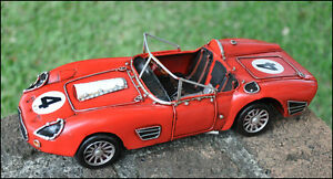 【送料無料】ホビー 模型車 モデルカー ハンドメイドフェラーリテスタロッサhandmade 1959 red ferrari 250 testa rossa tr60 112 car model wheels moveable