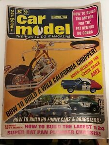 【送料無料】ホビー 模型車 モデルカー car model magazine december 1968
