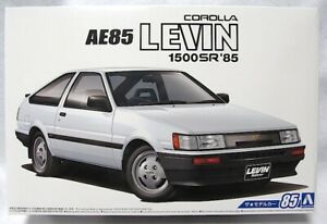 【送料無料】ホビー 模型車 モデルカー モデルカートヨタカローラレビンa??aoshimaza model car 85 124 toyota ae85 corolla levin 1500sr a??85