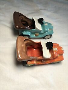 送料無料 ホビー 模型車 モデルカー ビンテージアートセラミックモデルプランターvintage Art Ceramic Classic Cars Old Model T Car Planters Lot Of 2 Linumconsult Co Uk