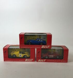 【送料無料】ホビー 模型車 モデルカー ベストモデルフェラーリスケールロットlot of 3 best model ferrari 143 scale cars ferarri p2, 275 gtr4, 250 gt lusso
