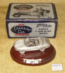 【送料無料】ホビー 模型車 モデルカー モデルクラシックカーコレクションスケールジャガーピューターmarque models classic car collection 157 scale jaguar xk8 pewter wood boxed