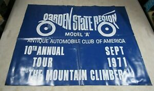 送料無料 ホビー 模型車 モデルカー ヴィンテージモデルアンティーククラブvintage 1971 Garden State Region Model A Antique Car Club Mountain Climber Sign Painfreepainrelief Com