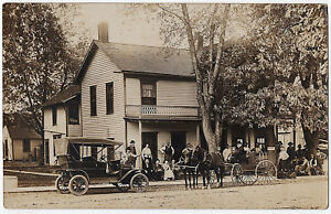 【送料無料】ホビー 模型車 モデルカー ホテルモデルウスターポストカードmiltonvale ks rppc 1910 hotel early model t car worcester ma real photo postcard