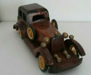 【SALE／59%OFF】 訳あり商品 ホビー 模型車 モデルカー ビンテージモデルクラシックカーvintage old solid wood car model very special and rare classical alphaprojects.gr alphaprojects.gr