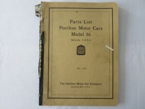 【送料無料】ホビー 模型車 モデルカー モデルパーツリストマニュアルガイドシリーズ1918 peerless motor cars model 56 parts list book manual guide series 1 2 3 4