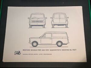 【送料無料】ホビー 模型車 モデルカー ベッドフォードモデルヘクラシックカーヴァンbedford models hae hav signwriter’s drawing ha1 classic car van advertising