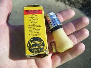 【送料無料】ホビー 模型車 モデルカー ビンテージシガーライターオイルガスオリジナルフォードシボレーvintage santay nos cigar lighter oil gas part original 1940s gm ford chevy bomb