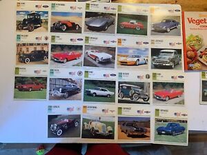 【送料無料】ホビー 模型車 モデルカー atlas card19アメリカモデルcar spec sheet photo info atlas card 19 united states models