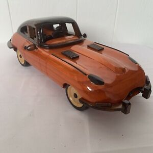 【送料無料】ホビー 模型車 モデルカー マホガニーcool15インチヴィンテージjaguarモデルカーvintage jaguar wooden model car 15 inches in length wood shiny mahogany cool