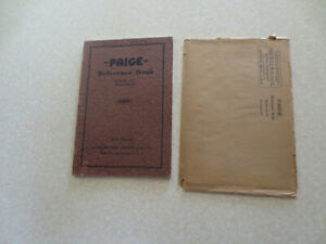 【送料無料】ホビー 模型車 モデルカー モデルブロアム＃マニュアルoriginal 1926 1927 paige model six seventytwo brougham car owner039;s manual 672