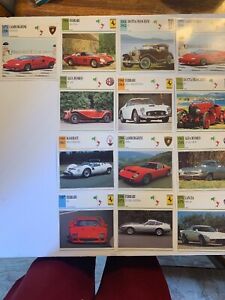 【送料無料】ホビー 模型車 モデルカー atlas card17itallyモデルcar spec sheet photo info atlas card 17 itally models