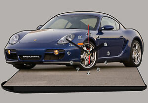 【送料無料】ホビー 模型車 モデルカー モデルカーポルシェカイマンクロックインチ