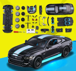 【送料無料】ホビー 模型車 モデルカー フォードムスタングダイカストラインキットモデルブラック