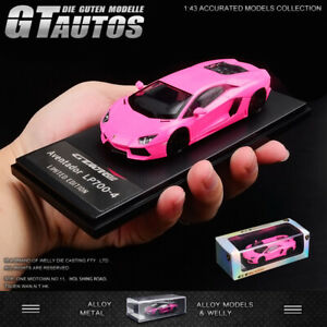 【送料無料】ホビー 模型車 モデルカー グアテマラスケールモデルカーランボルギーニピンクgt autos 143 scale car model lamborghini aventador lp7004 pink limited edition