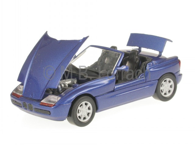 【送料無料】ホビー 模型車 モデルカー ダイカストドイツモデルカーabmw z1 blue diecast model car schabak 143 prazisionsmodell made in germany