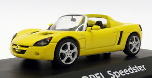 【送料無料】ホビー 模型車 モデルカー スケールモデルカーオペルschuco 143 scale model car sc5919a opel speedster yellow