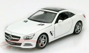 【送料無料】ホビー 模型車 モデルカー メルセデススケールモデルカーハードトップミニチュアホワイトmercedes sl500 124 scale model car hard top miniature sl 500 white
