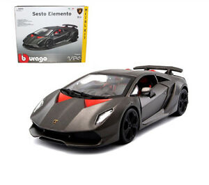 【送料無料】ホビー 模型車 モデルカー ランボルギーニキットモデルカーグレーbburago 124 lamborghini sesto elemento metal assembly kit model car grey 13,476円