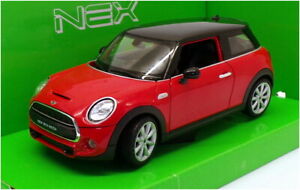【送料無料】ホビー 模型車 モデルカー スケールモデルカーミニハッチwelly 124 scale model car 24058w mini hatch red