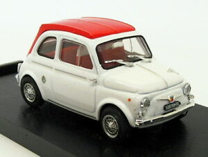 【送料無料】ホビー 模型車 モデルカー スケールモデルカーフィアットアバルトbrumm 143 scale model car 10032 1964 fiat 595ss abarth redwhite