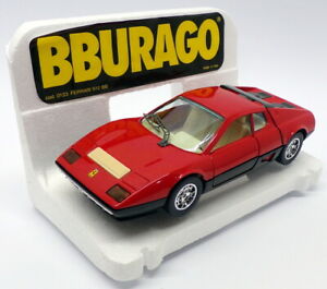 【送料無料】ホビー 模型車 モデルカー スケールモデルカーフェラーリburago 124 scale model car 0133 ferrari 512 bb red