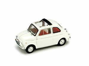 【送料無料】ホビー 模型車 モデルカー モデルカースケールフィアットmodel car scale 143 brumm fiat 500d opened white internal rossoavor