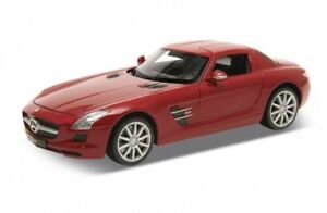 【送料無料】ホビー 模型車 モデルカー メルセデスレッドクラシックメタルモデルカーwelly 124 ,mercedes sls amg c197 red , classic metal model car