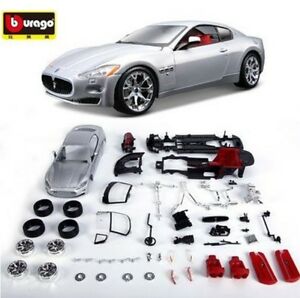 【送料無料】ホビー 模型車 モデルカー マセラティグランダイカストアセンブリキットモデルカーbburago 124 maserati gran tourismo gt diecast assembly diy kit model car