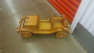【送料無料】ホビー 模型車 モデルカー ソリッドオークモデルhandcrafted wooden solid oak early model t car