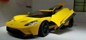 【送料無料】ホビー 模型車 モデルカー スケールフォードグアテマラコンセプトダイカストモデルカーイエロー124 scale 2017 ford gt40 gt concept diecast detailed model car yellow 24082 nex