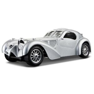 【送料無料】ホビー 模型車 モデルカー スケール＃ブガッティアトランティックモデルカーシルバーアトランティックtobar 124 scale 034;collezione bugatti atlantic034; model carsilver atlantic 124