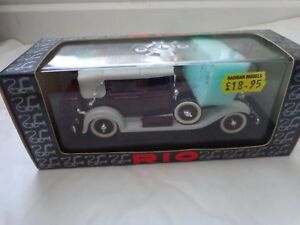 【送料無料】ホビー 模型車 モデルカー リオボックスカブリオレデヴィルモデルカーrio 143 ref 67 isotta fraschini 8a cabriolet de ville 1929 model car in box