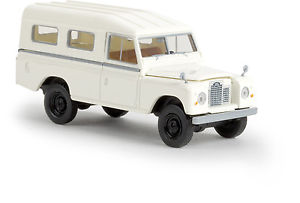 【送料無料】ホビー 模型車 モデルカー ランドローバーland rover 109 closed, white, starmada, h0 car model 187, brekina 13775
