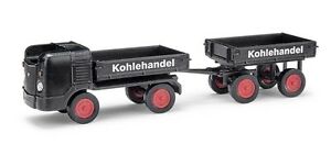 【送料無料】ホビー 模型車 モデルカー ブッシュトレーラーbuschmehlhose 210008100, multicar m21 trailer, kohlenhand, h0 car model 187