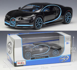 【送料無料】ホビー 模型車 モデルカー ブガッティカイロンダイカストコレクションmaisto 124 bugatti chiron alloy diecast vehicle car model toy gift collection