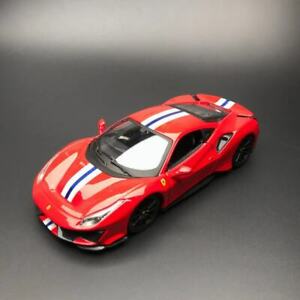 【送料無料】ホビー 模型車 モデルカー フェラーリドアレッド 124 bburago ferrari 488 pista car model door open amp; close red 1826026