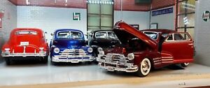 【送料無料】ホビー 模型車 モデルカー スケールシボレーモデルカーg lgb 124 scale chevrolet aerosedan fleetline 1948 motormax model car 73266