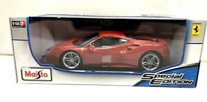 【送料無料】ホビー 模型車 モデルカー フェラーリモデルカーferrari 488 gtb 118 model car maisto special edition