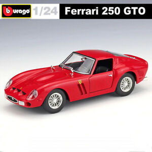 【送料無料】ホビー 模型車 モデルカー スケールフェラーリクラシックケースbburago 124 scale red ferrari 250 gto classic collectible car model with case