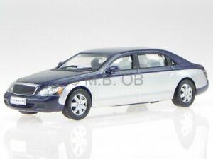 【送料無料】ホビー 模型車 モデルカー マイバッハmaybach 62 2009 blue silver modelcar wb110 whitebox 143