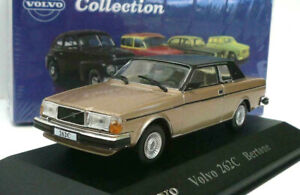 【送料無料】ホビー 模型車 モデルカー アトラスボルボクーペwonderful atlasmodelcar volvo 262c bertone coupe 1980 goldmetallic 143